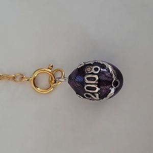 VTG Joan Rivers Classic Collection Fabergé Enameled 2008 Egg Charm